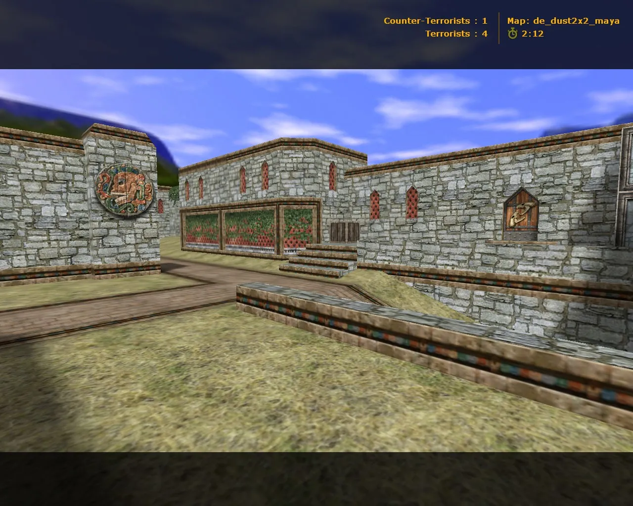 de_dust2x2_maya карта для CS 1.6: баланс сторон, точки, .nav, оптимизация wpoly/epoly — скриншот 1