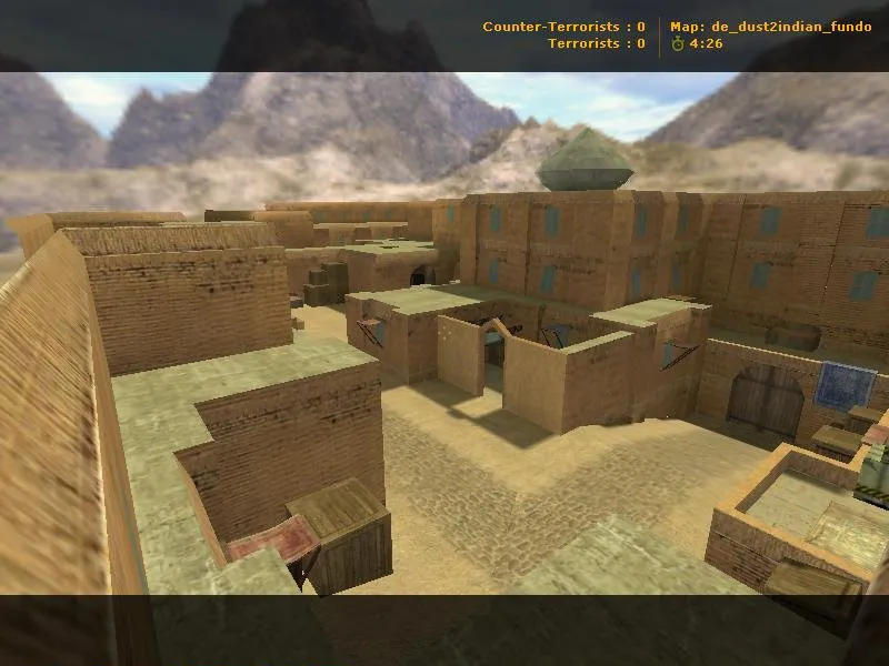 Скачать de_dust2indian_fundo для CS 1.6: тактика за T и CT, точки, .nav и оптимизация wpoly/epoly - Скриншот