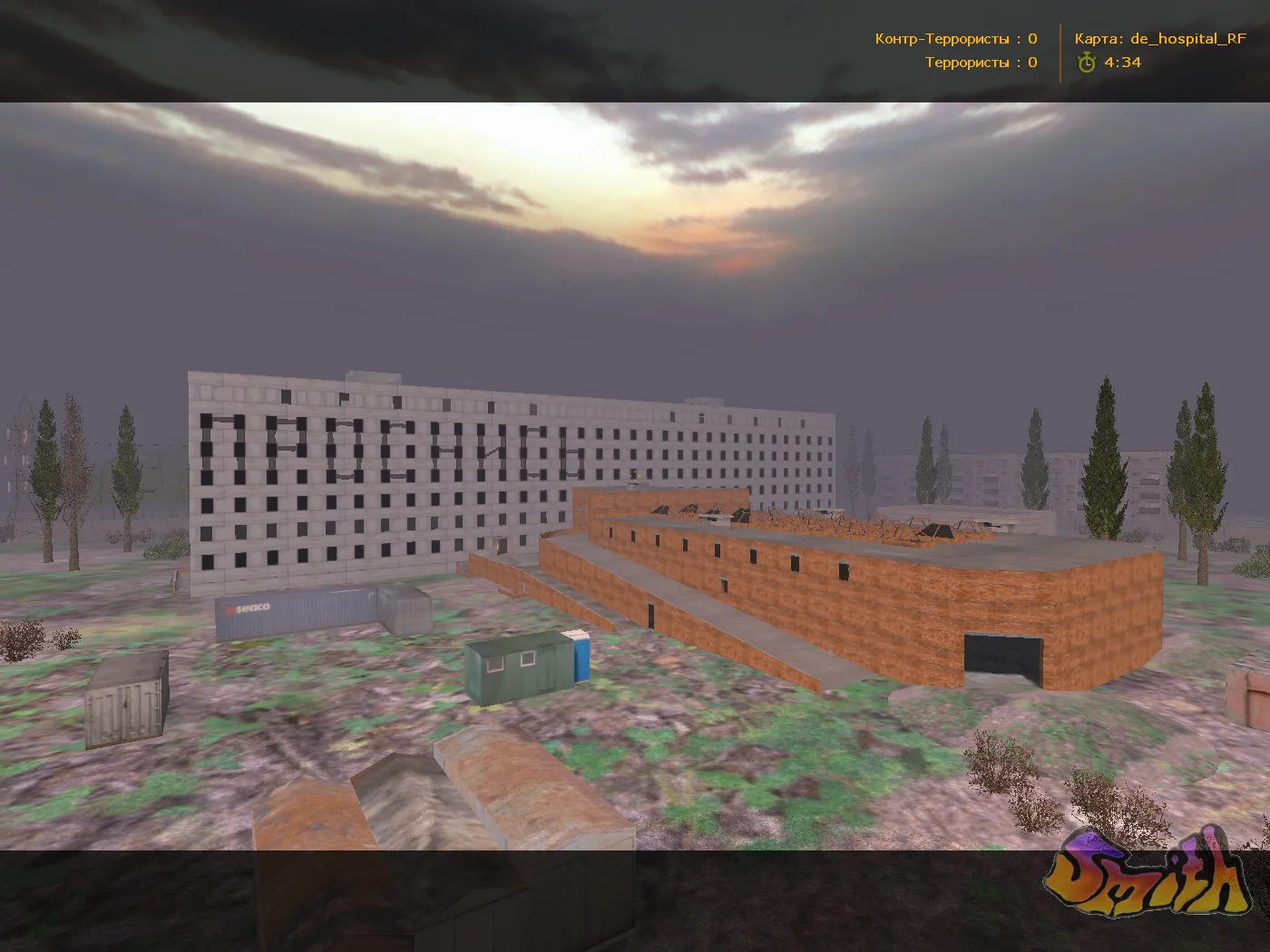 Карта de_hospital_rf для CS 1.6 - Подробное описание и стратегии — скриншот 7