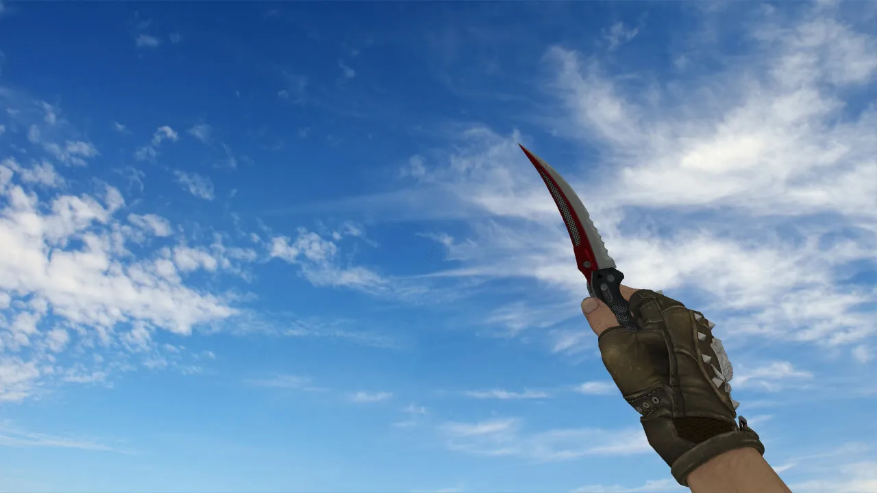 Скачать Складной нож «Автотроника» (Bloodhound Gloves) для CS 1.6: v_, p_, w_ модели, звуки, анимация осмотра и текстуры - Скриншот