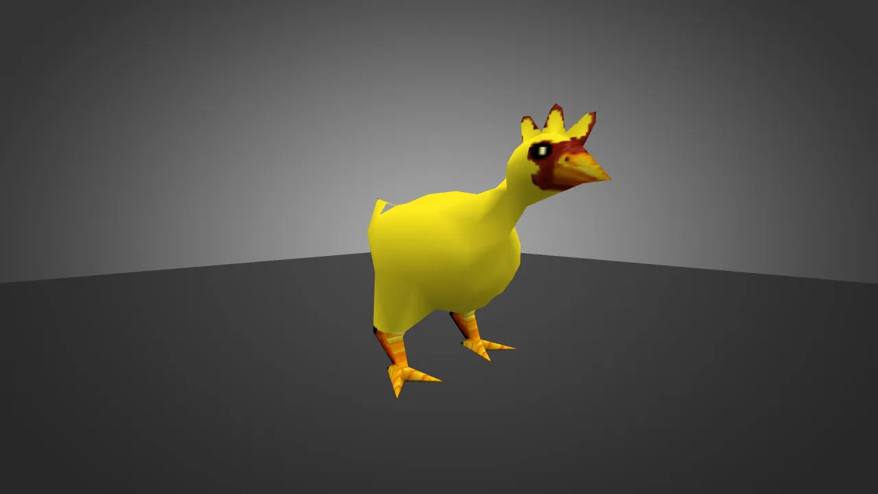 Скачать Модель «Yellow Chicken» для CS 1.6 - Уникальный скин для игроков - Скриншот