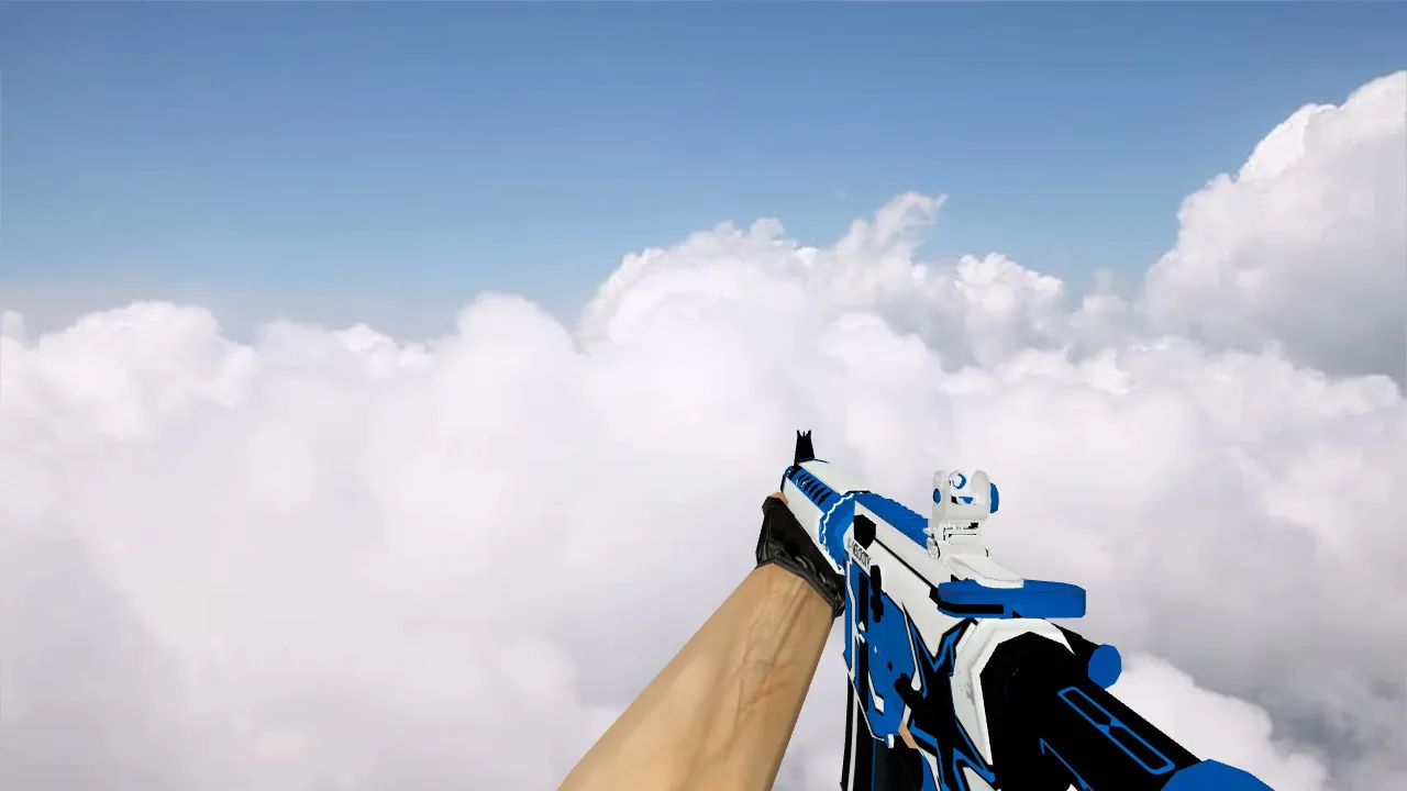 Скачать Модель «M4A4 Velocity» v_ модель и звуки для CS 1.6: осмотр, текстуры, качество и анимация - Скриншот