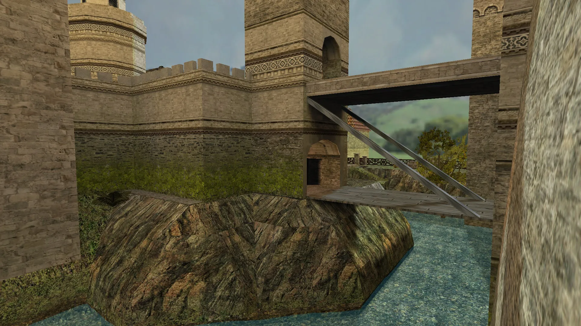 Карта fyde_kastle для CS 1.6 - Тактические возможности и особенности — скриншот 8