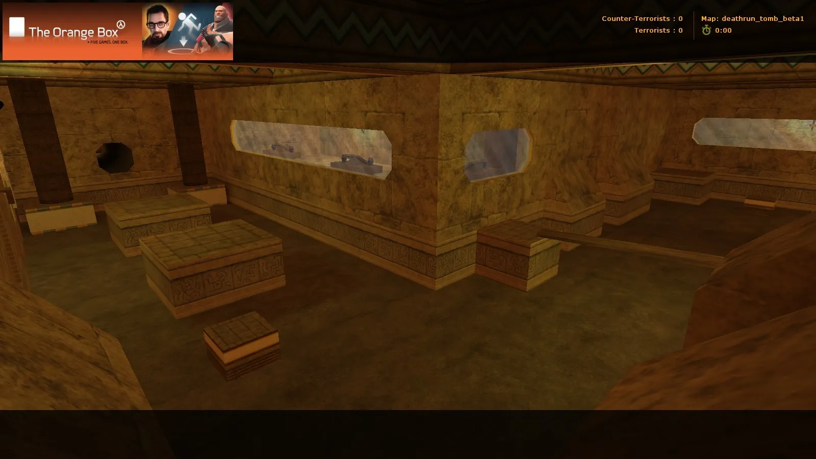 Скачать deathrun_tomb_beta1 — карта deathrun для CS 1.6: точки, маршруты и стабильная настройка сервера - Скриншот