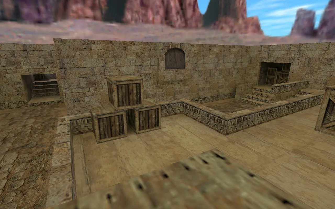 Карта de_reset_dust2 для CS 1.6: Баланс и тактика — скриншот 6