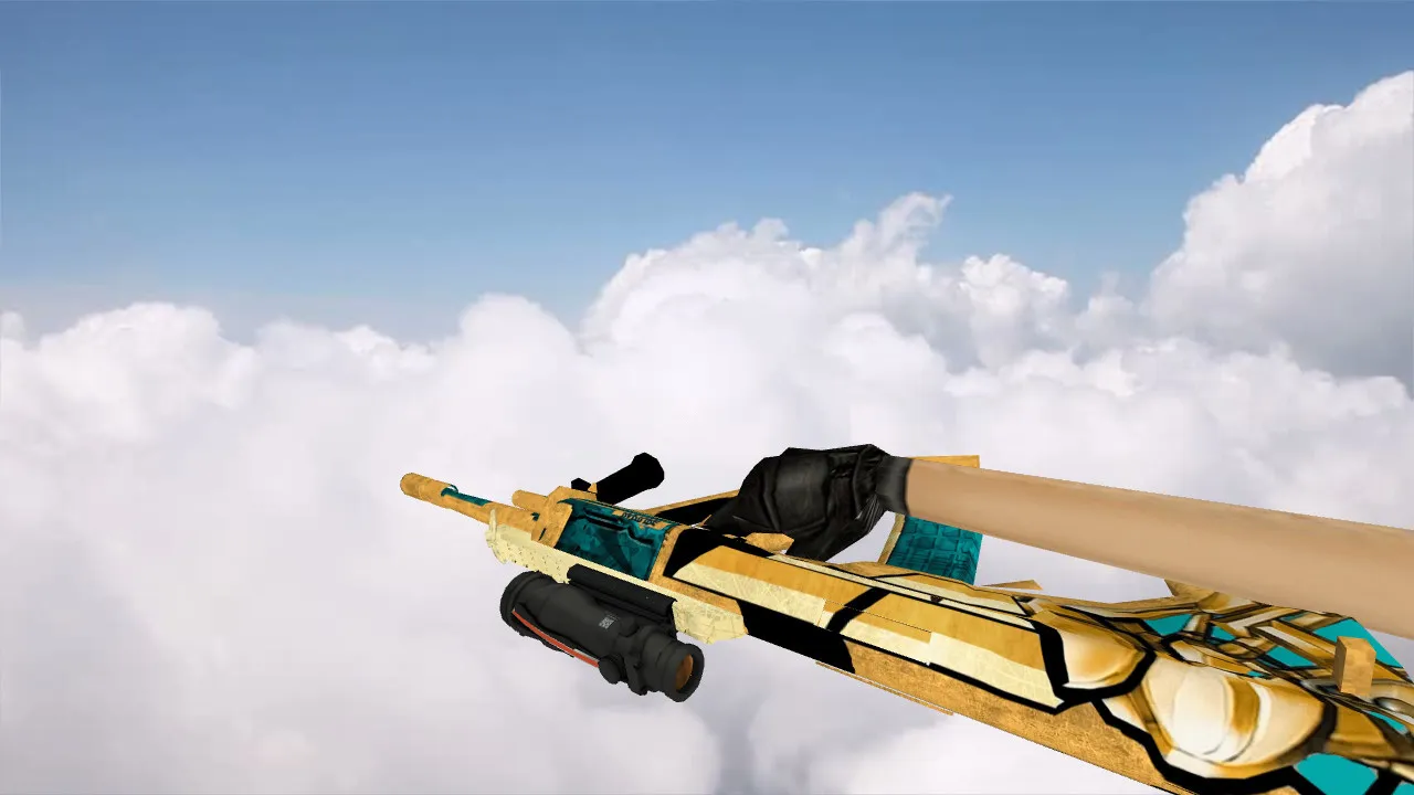 Скачать Модель AUG Deco для CS 1.6 - Уникальный стиль и функциональность - Скриншот