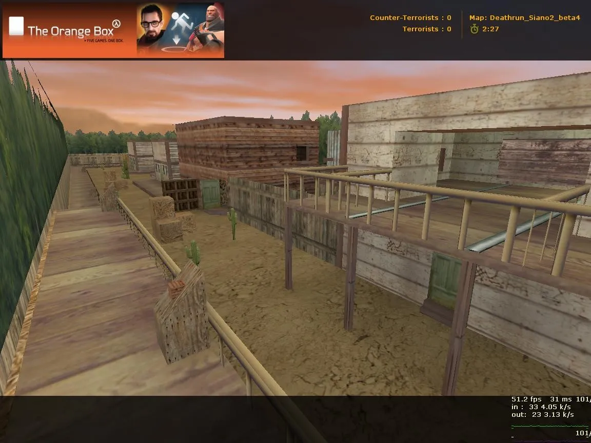 Скачать deathrun_siano2 — карта Deathrun для CS 1.6: точки, раунды, маршруты, .nav и оптимизация - Скриншот