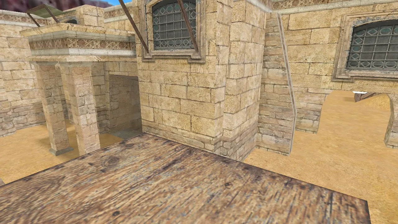 Скачать Карта «de_hostile_clan» для CS 1.6 - Тактический обзор и особенности - Скриншот