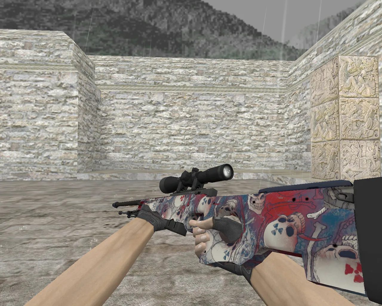 Скачать Модель «AWP «Ахерон»» для CS 1.6 - Высокое качество и точность - Скриншот