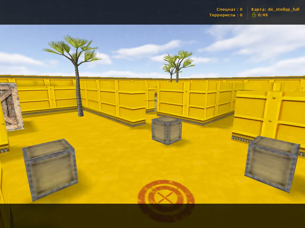 Карта de_stellqy_full для Counter-Strike 1.6: тактика и оптимизация — скриншот 1