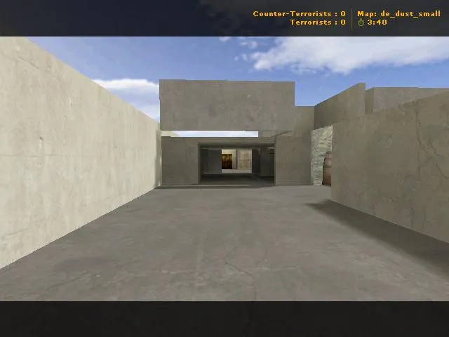 Скачать de_dust_small для CS 1.6: тактика, точки, .nav и оптимизация wpoly/epoly - Скриншот