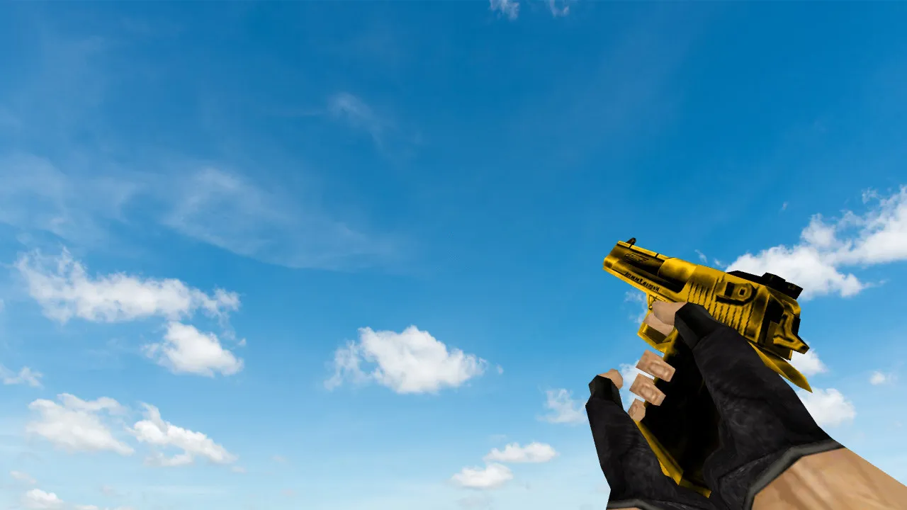 Скачать Модель Default Deagle Dark Gold для CS 1.6 - Классика в новом исполнении - Скриншот