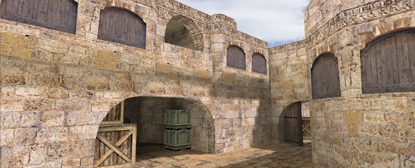 de_dust2_wrs карта для CS 1.6: баланс сторон, точки, .nav для ботов и оптимизация wpoly/epoly — скриншот 2