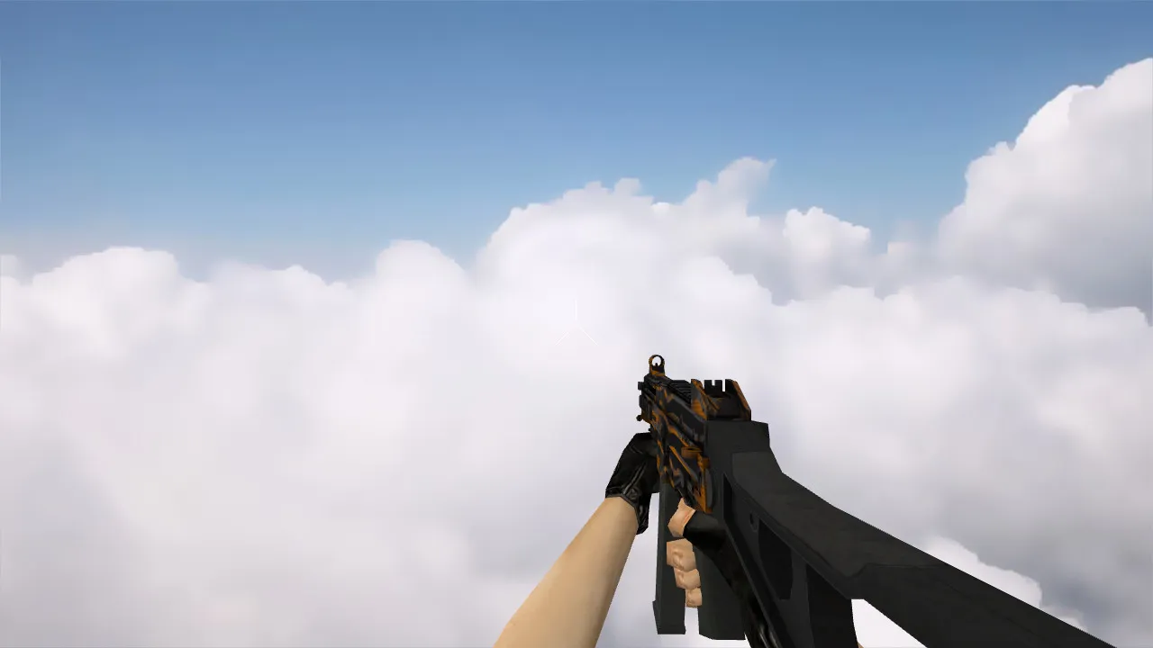 Скачать UMP-45 | Осциллятор (Oscillator) для CS 1.6 - Модели оружия - Скриншот