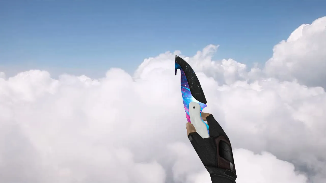 Скачать Модель «Gut Knife Space» для CS 1.6: v_ и p_ файлы, звук, анимация осмотра и качество текстур - Скриншот