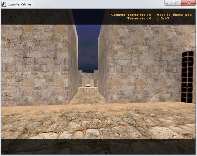 Скачать de_dust3_new — DE карта для CS 1.6: тактика, баланс сторон, .nav, оптимизация wpoly/epoly - Скриншот