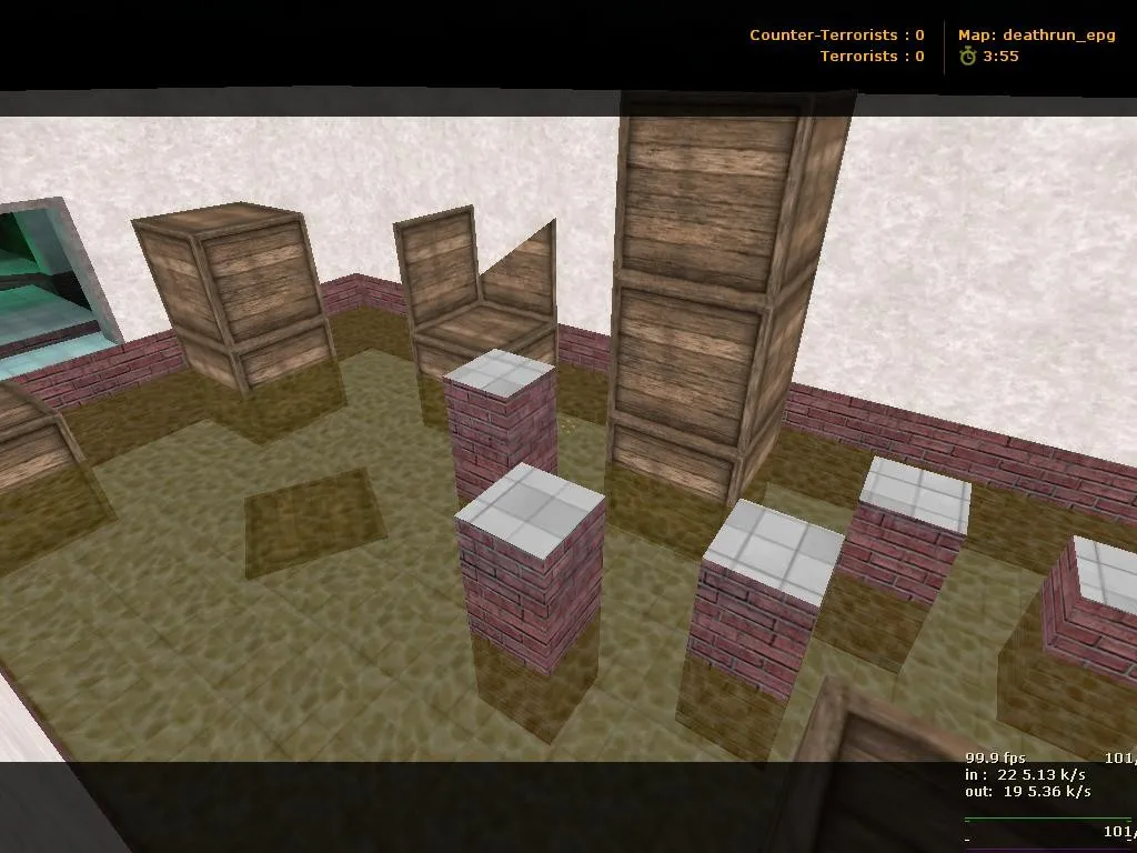 Карта deathrun_epg для CS 1.6: баланс сторон, точки, .nav для ботов и оптимизация wpoly/epoly — скриншот 7
