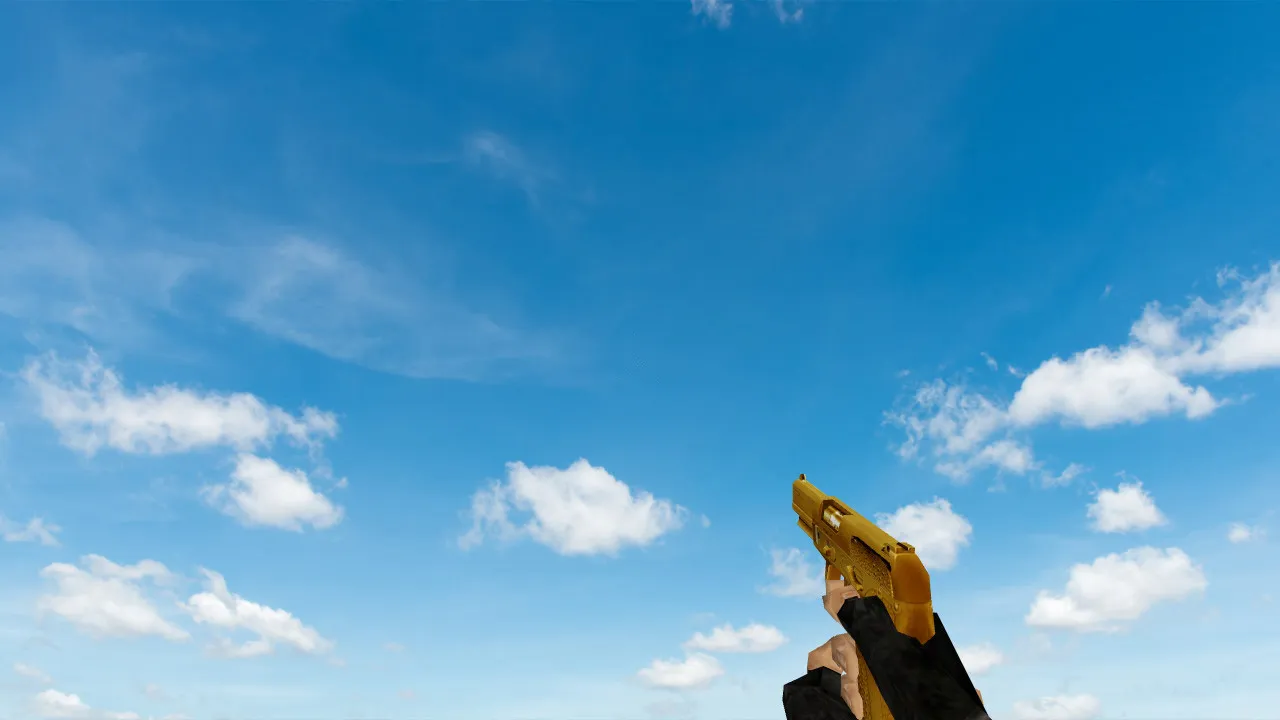 Пак моделей оружия «Gold Weapons Pack V3» для CS 1.6: v_ p_ w_ модели, звуки, анимация осмотра — скриншот 8