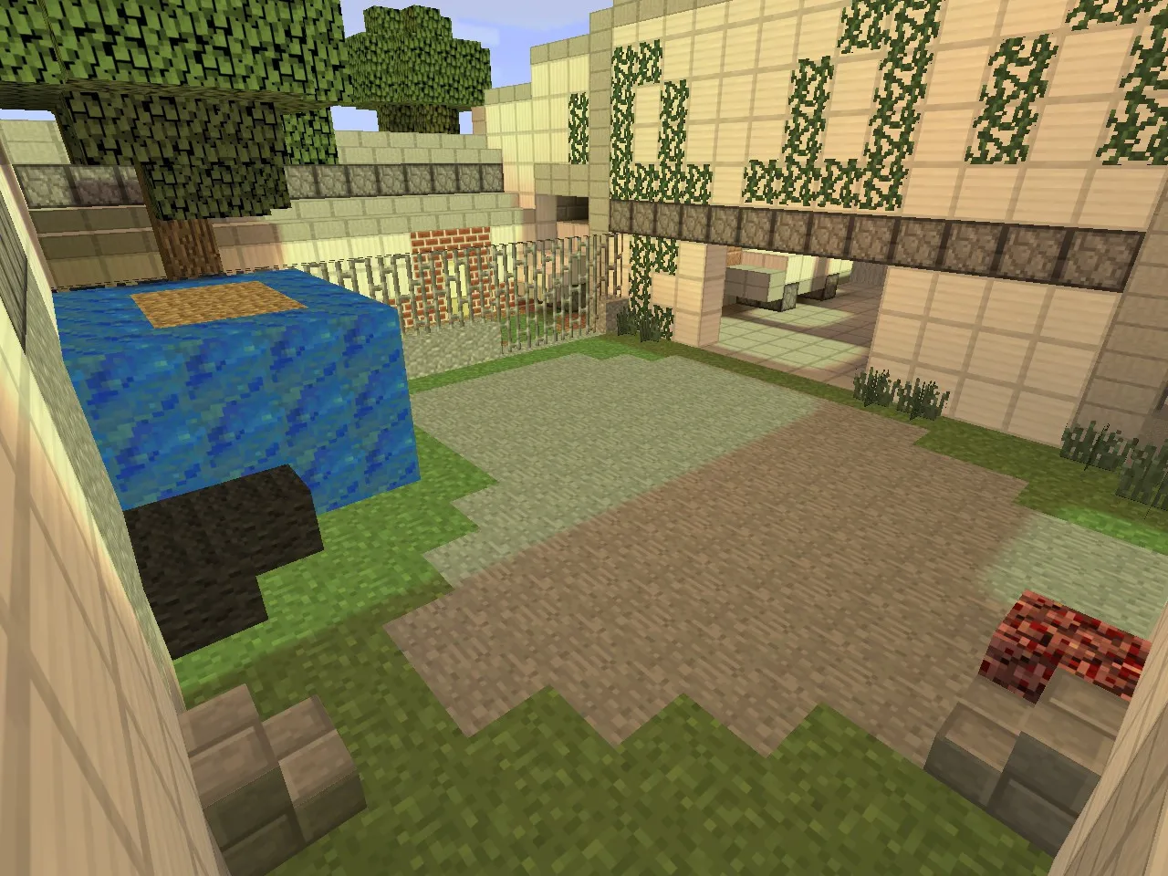 Карта de_cache_minecraft для CS 1.6: планировка, тактика Т/КТ, .nav для ботов, оптимизация — скриншот 6