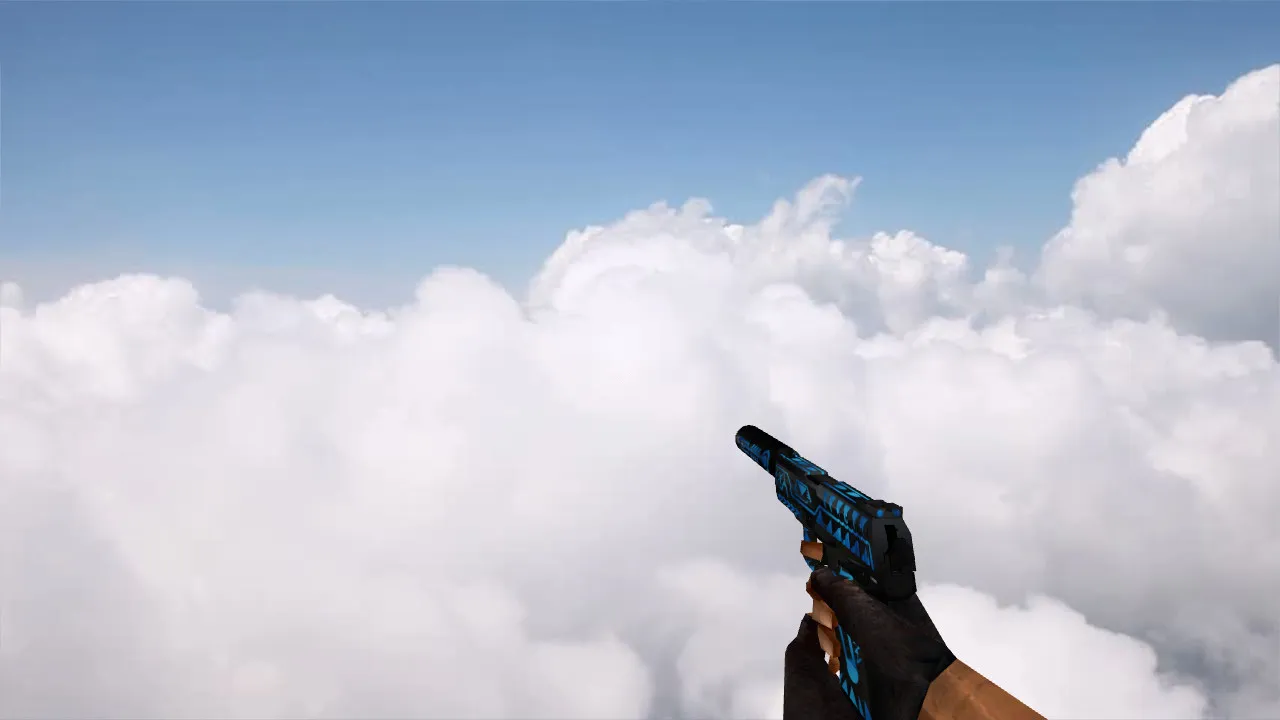 Скачать Модель «USP Night Shark» для CS 1.6 — уникальный скин с четкими текстурами - Скриншот