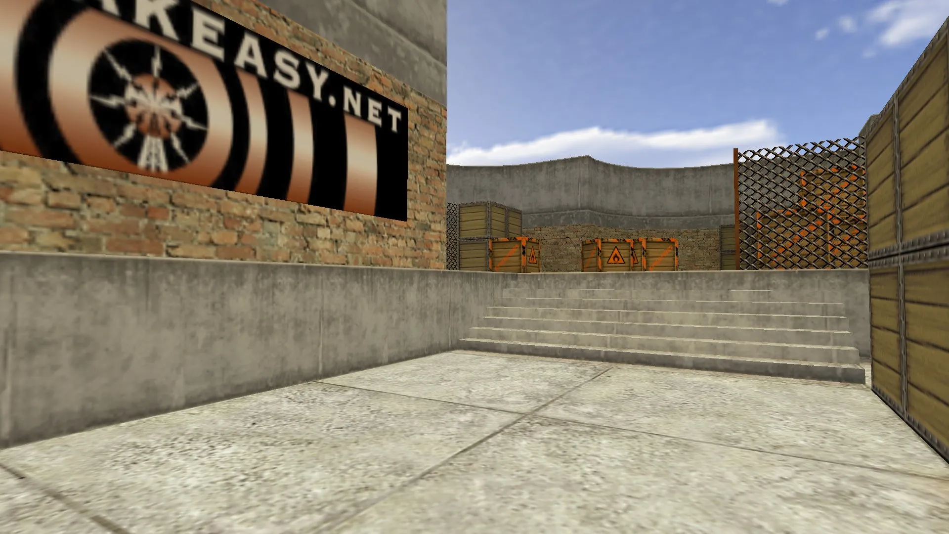 Скачать de_clan2_fire для CS 1.6: тактика за CT/T, точки, боты (.nav), оптимизация wpoly/epoly - Скриншот