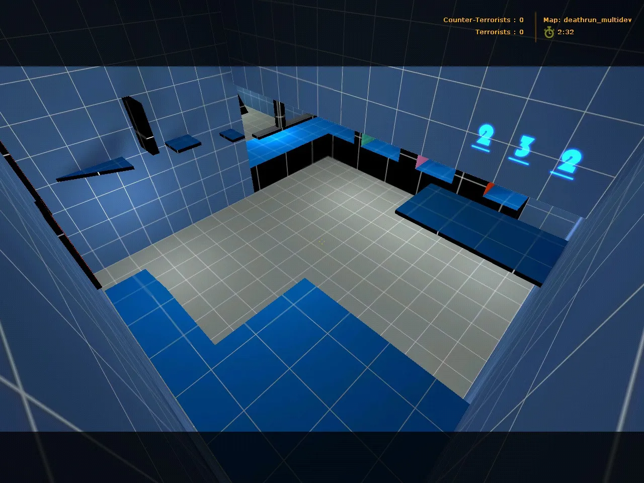 deathrun_multidev карта для CS 1.6: точки прохождения, баланс сторон, .nav и оптимизация — скриншот 5