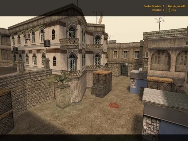 Скачать Карта de_tuscan09 для CS 1.6 - Тактические возможности и детали - Скриншот