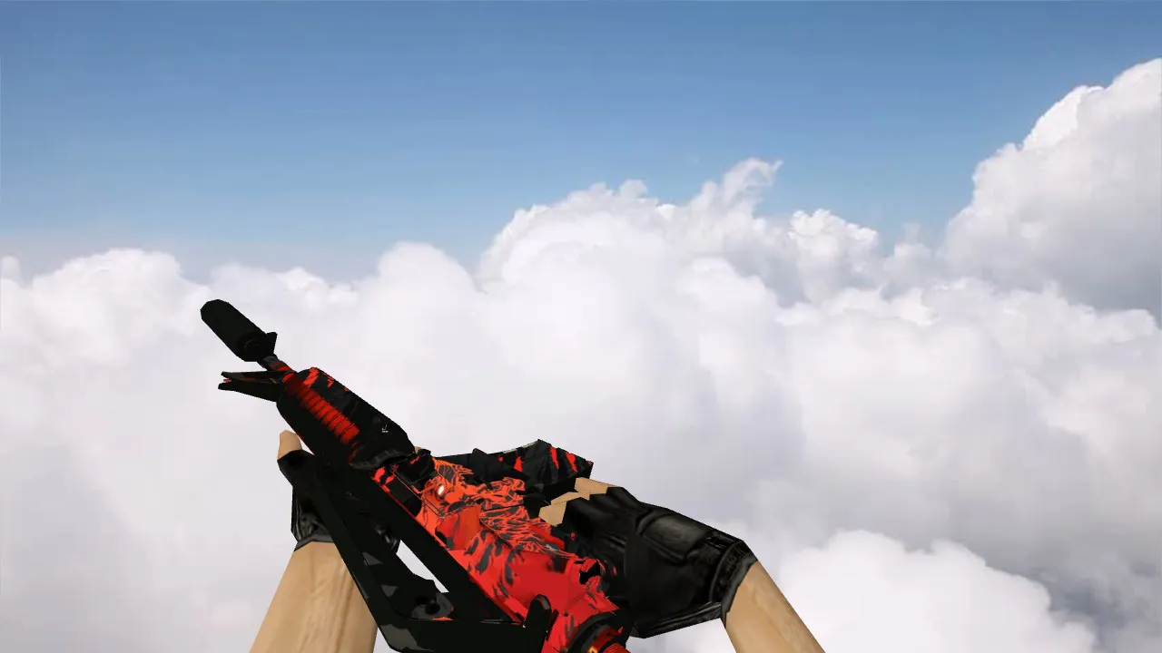 Скачать Модель M4A1 «Вой» для CS 1.6: v_m4a1, p_m4a1, w_m4a1, звук, анимация осмотра, качество текстур - Скриншот