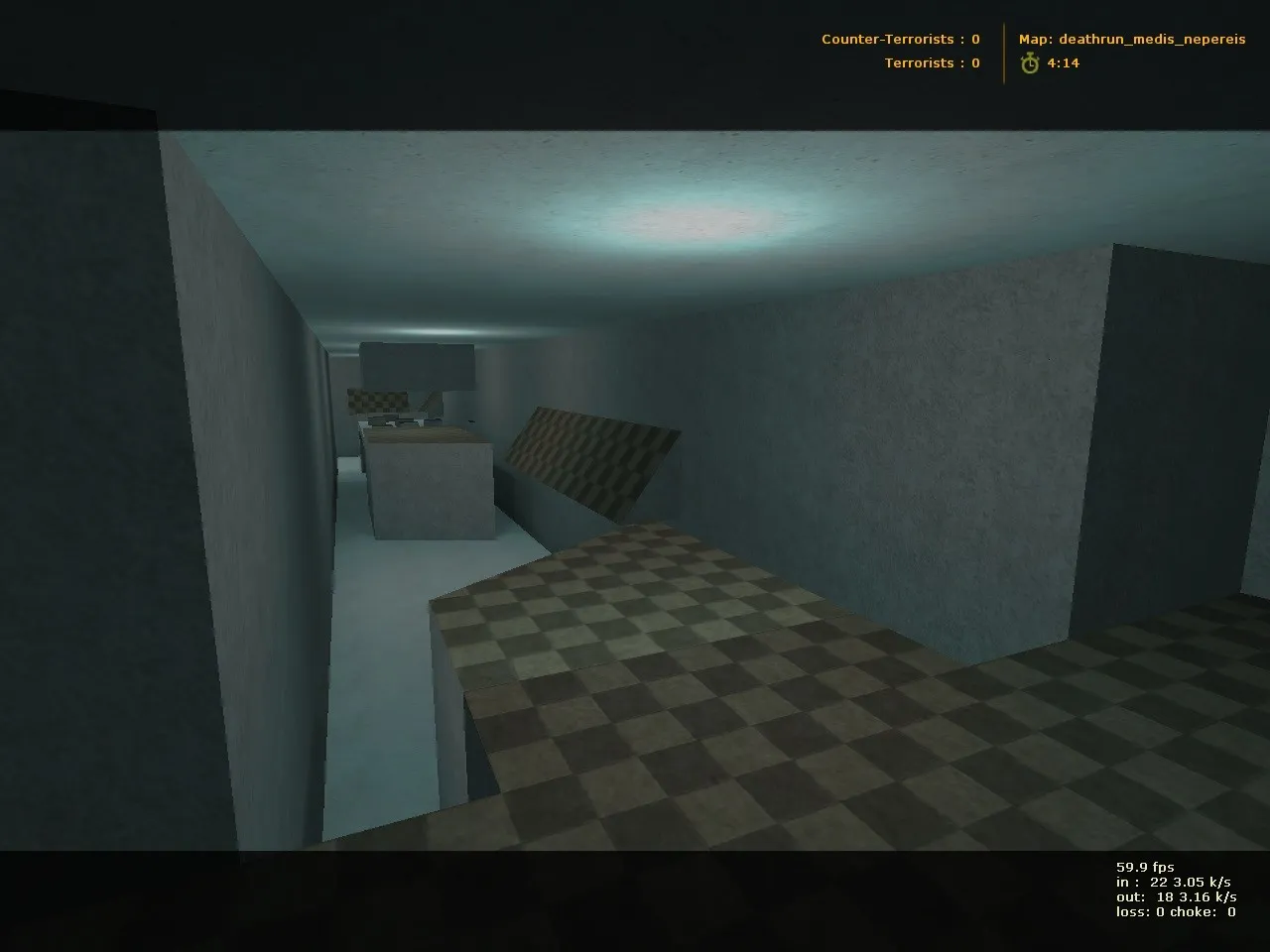 Скачать deathrun_medis_nepereis — карта Deathrun для CS 1.6: точки, трассы, боты (.nav) и оптимизация - Скриншот
