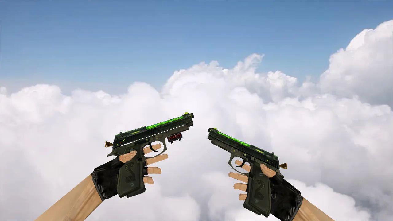 Скачать Модель «Dual Berettas Удар кобры» для CS 1.6 - Скриншот