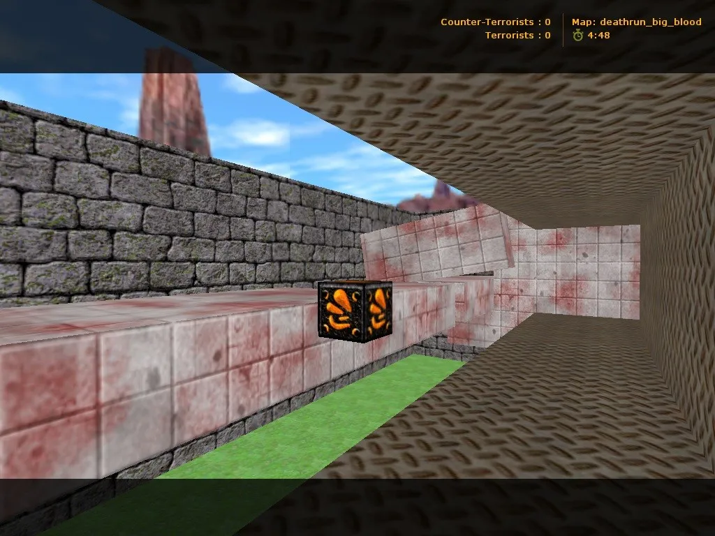 Скачать deathrun_big_blood для CS 1.6: карта deathrun, точки, маршруты и настройка под стабильный FPS - Скриншот