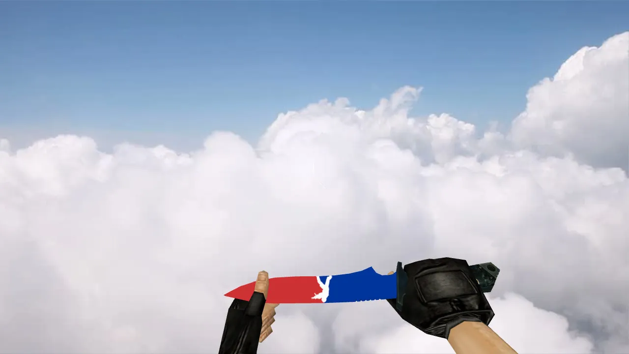 Модель «Default Knife RB» для CS 1.6: v_, p_, w_ ножа, звуки и анимация осмотра — скриншот 2