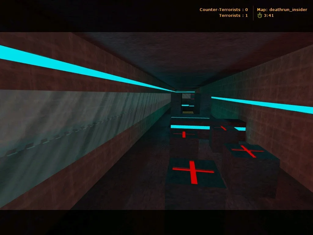 Скачать deathrun_insider карта для CS 1.6: ловушки, раунды, точки, .nav и оптимизация для стабильной игры - Скриншот
