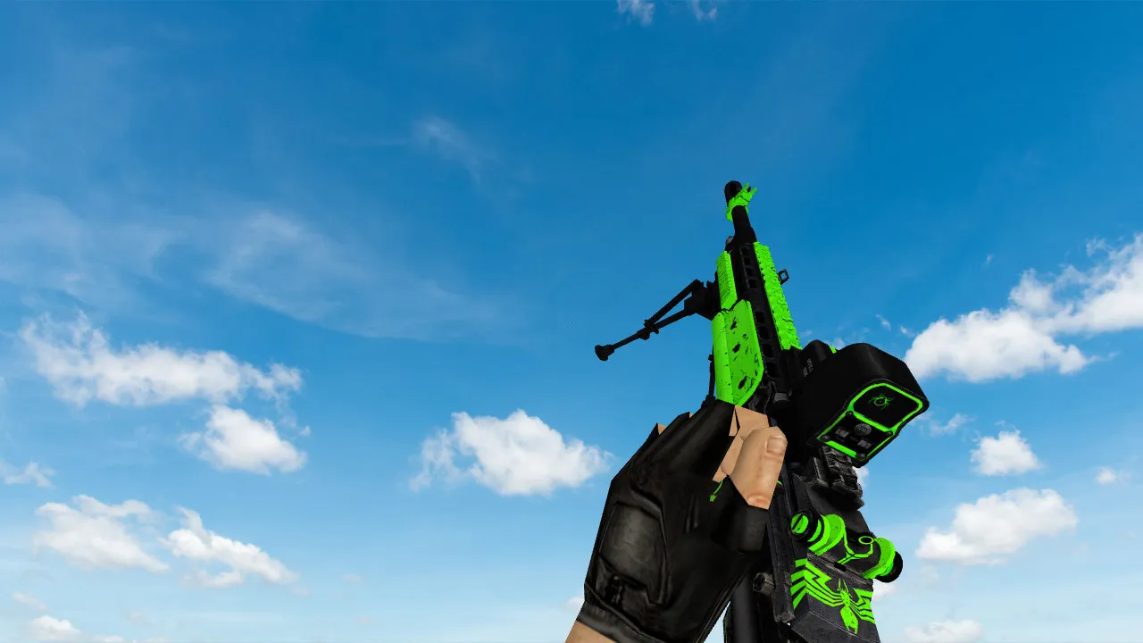 Скачать Модель SG-552 «M14 Toxic» для CS 1.6 - Загрузите сейчас - Скриншот
