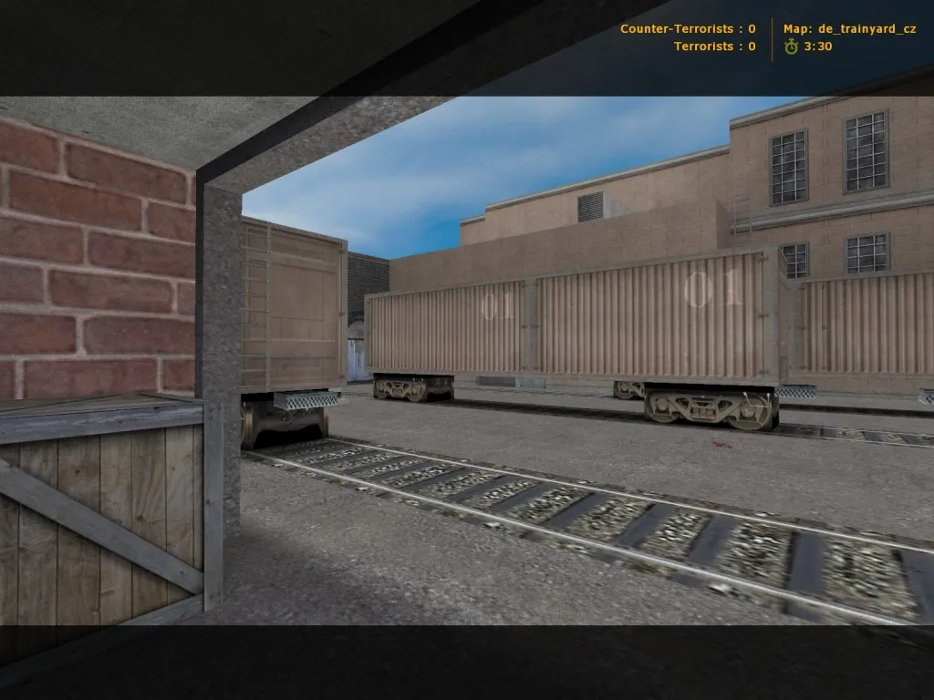 Скачать Карта «de_trainyard_cz» для CS 1.6: тактика и оптимизация - Скриншот