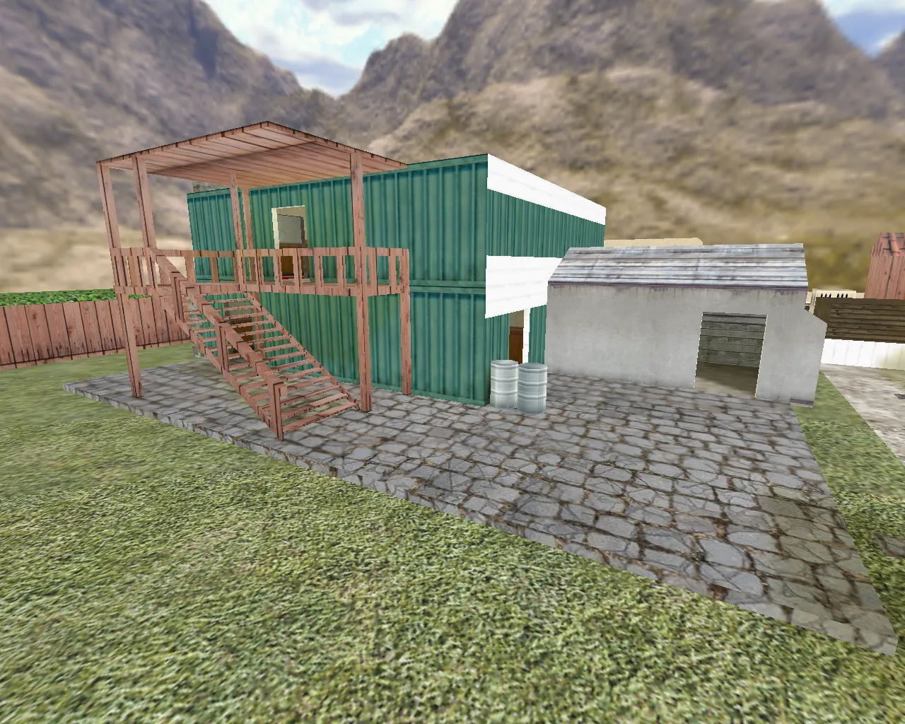 Скачать fy_nuketown — карта для CS 1.6: точки, раунды, .nav и оптимизация - Скриншот