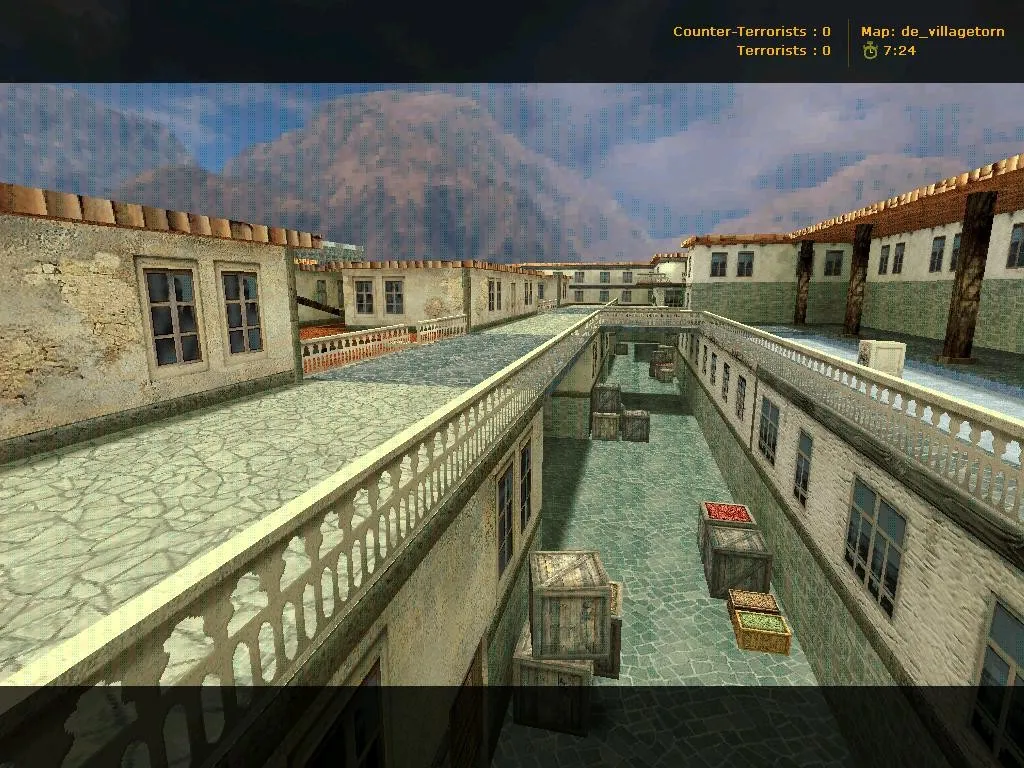 Скачать Карта de_villagetorn для CS 1.6 - Тактика и особенности - Скриншот