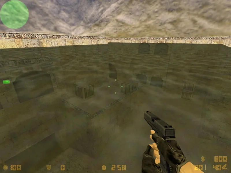 Скачать de_dust25 карта для CS 1.6: точки, раунды за CT/T, оптимизация wpoly/epoly и .nav для ботов - Скриншот