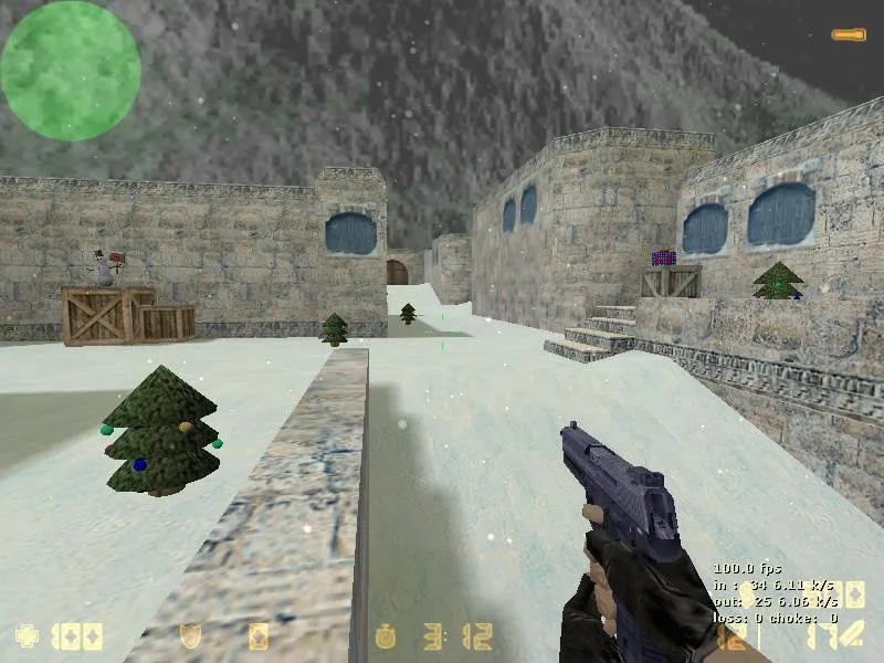 de_dust2_christmas2 — DE карта для CS 1.6: точки, .nav, оптимизация и настройка для сервера — скриншот 2