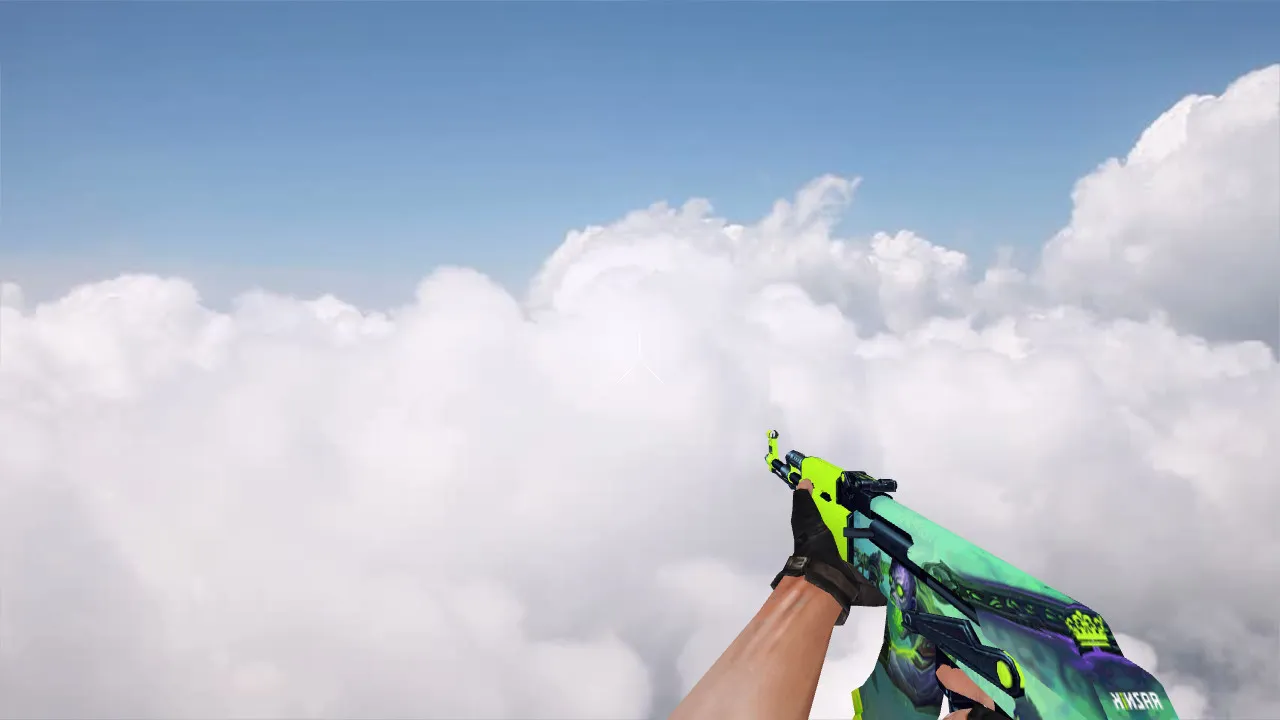 Скачать Модель AK-47 Shadow Charge v_ для CS 1.6: p_ w_ модели, звуки, анимация осмотра, текстуры и настройка - Скриншот