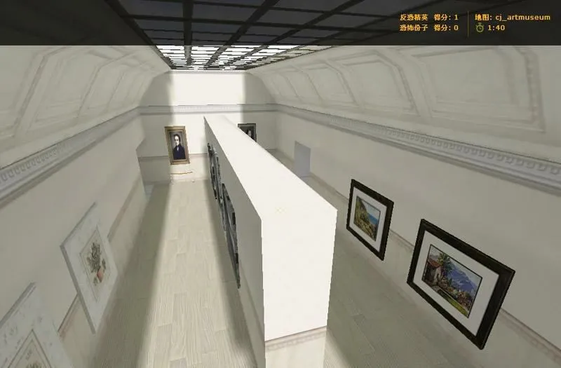 Скачать Карта «cj_artmuseum» для CS 1.6: баланс сторон, тактика и оптимизация wpoly/epoly - Скриншот