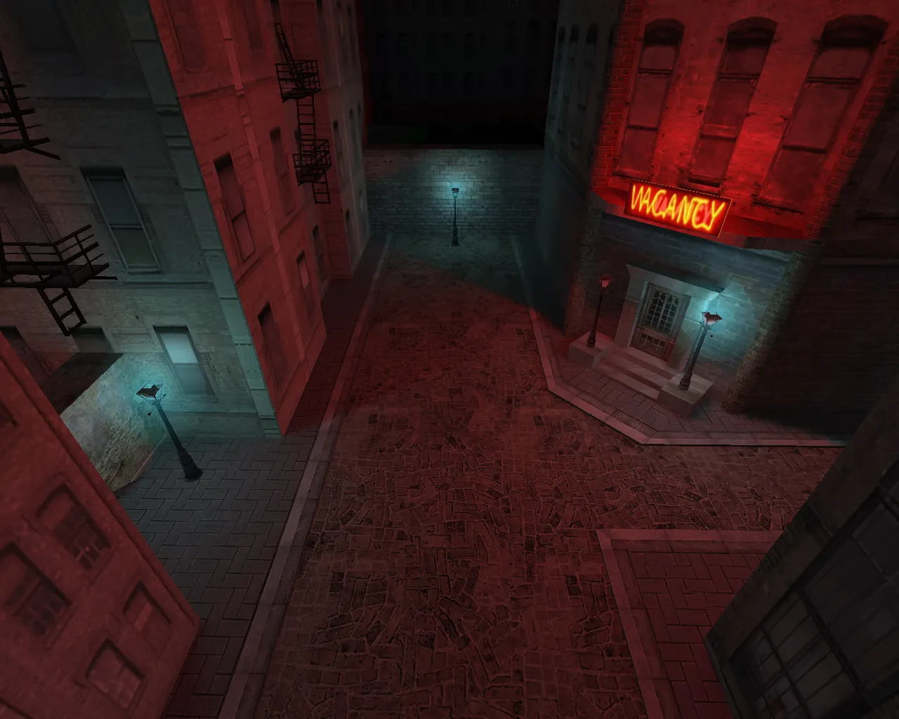 Скачать Карта de_dark_city для CS 1.6: баланс сторон, точки, .nav и оптимизация wpoly/epoly - Скриншот