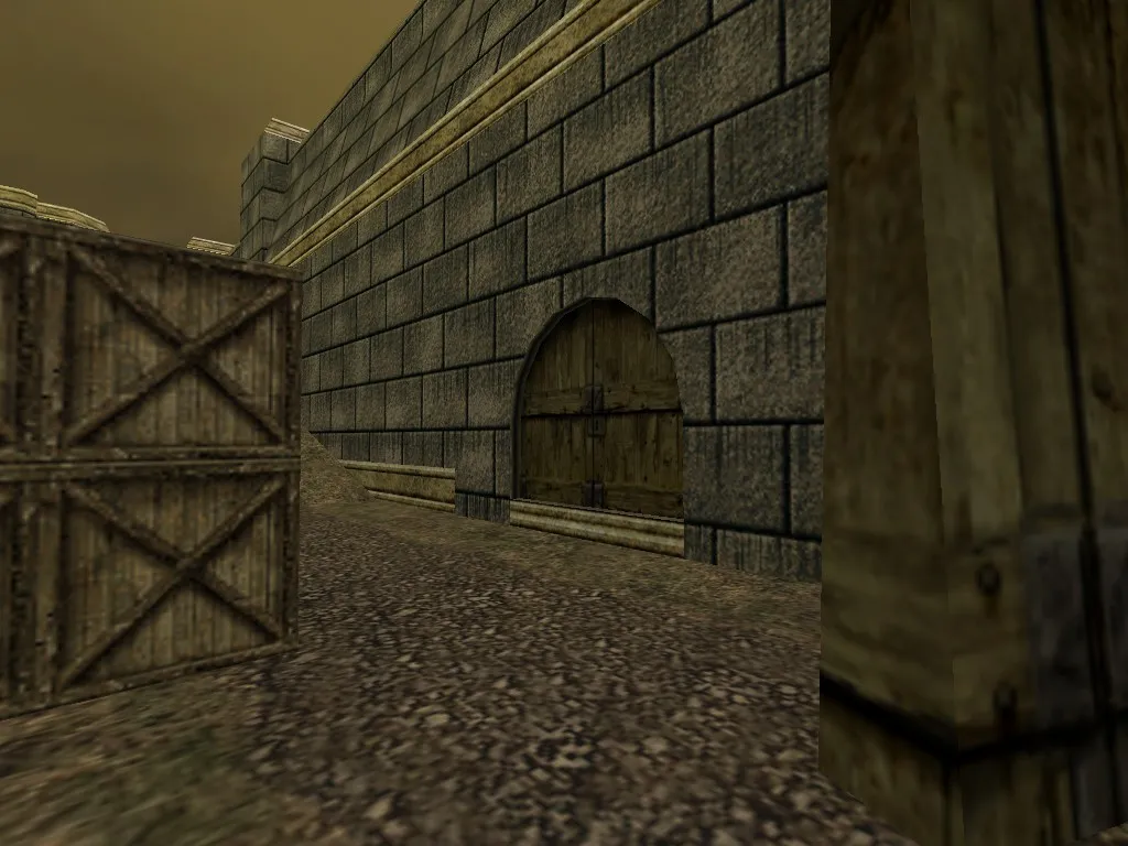 Скачать de_dust2_storm_v2 для CS 1.6: обзор карты, точки под роли, тактики за Т и КТ, .nav и оптимизация - Скриншот