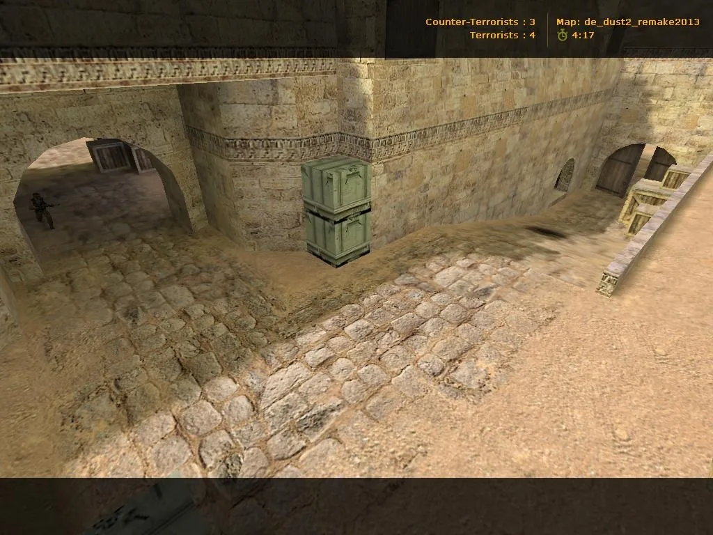 Скачать de_dust2_remake2013 — карта DE Dust2 remake для CS 1.6: точки, тактика и оптимизация - Скриншот