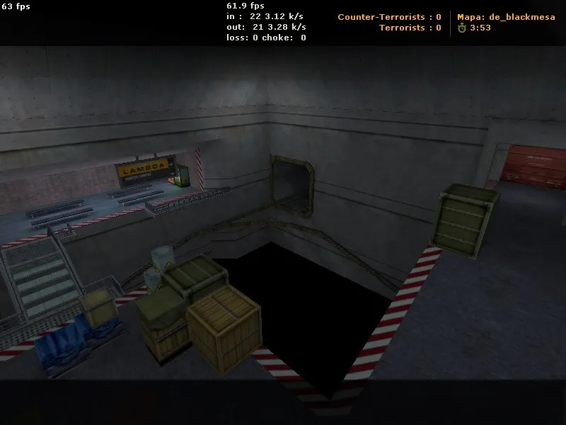 Скачать de_blackmesa для CS 1.6: тактика за Т и КТ, точки, .nav и оптимизация карты - Скриншот