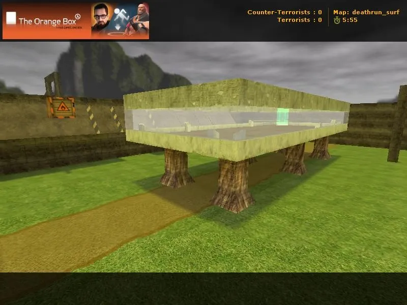 deathrun_surf! для CS 1.6: deathrun карта, тактика, оптимизация, .nav и баланс сторон — скриншот 6