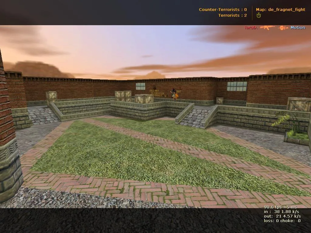Скачать Карта de_fragnet_fight для CS 1.6: тактики, точки, .nav для ботов и оптимизация - Скриншот