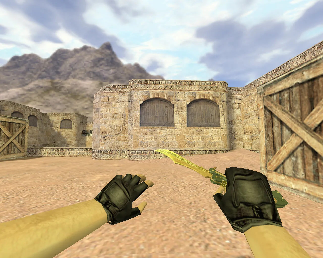 Скачать Модель нож-бабочка Лор v_knife для CS 1.6: звуки, анимация осмотра, v_/p_/w_ модели и текстуры - Скриншот