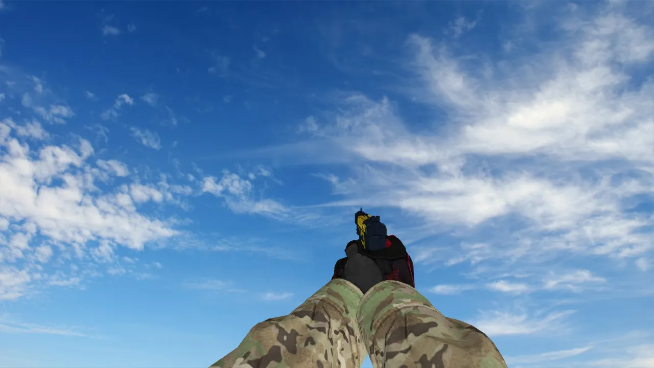 Пак моделей оружия Specialist Gloves Crimson Kimono Pack для CS 1.6: v_, p_, w_ модели, звуки, анимация осмотра — скриншот 8