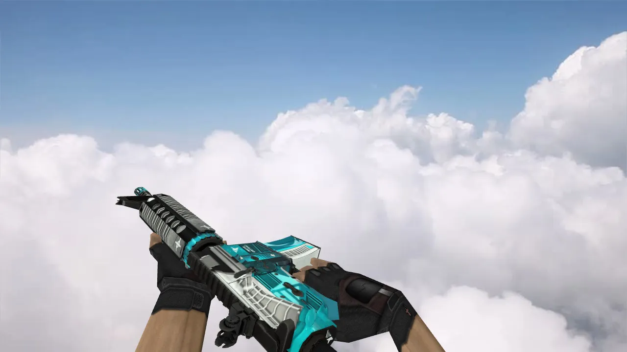 Скачать Модель M4A4 Star Limited v_ для CS 1.6: p_ w_ звуки, анимация осмотра, текстуры и качество модели - Скриншот